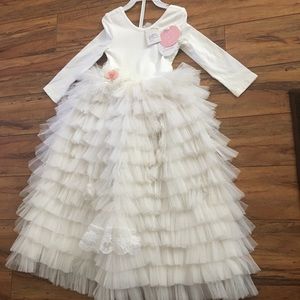 Walk in the park frock and flower pin